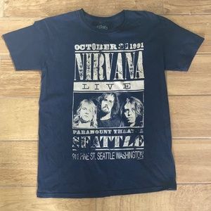 Nirvana grunge rock band tee Halloween October 31